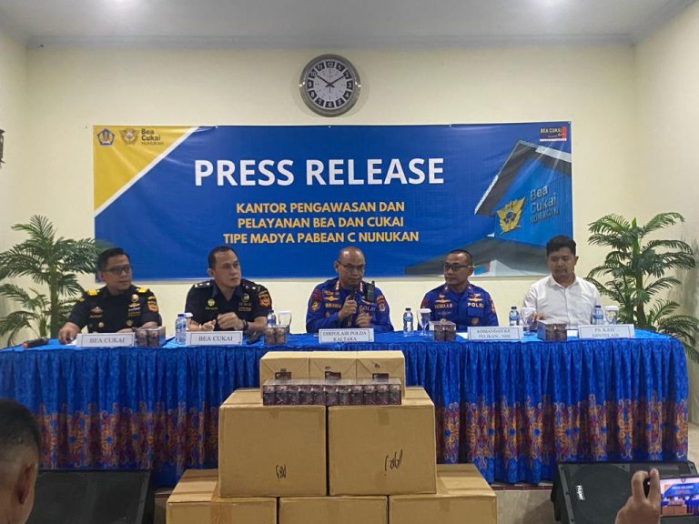 Satu Kontainer Berisi Rokok Cukai Palsu Berhasil Diamankan Korpolairud Baharkam