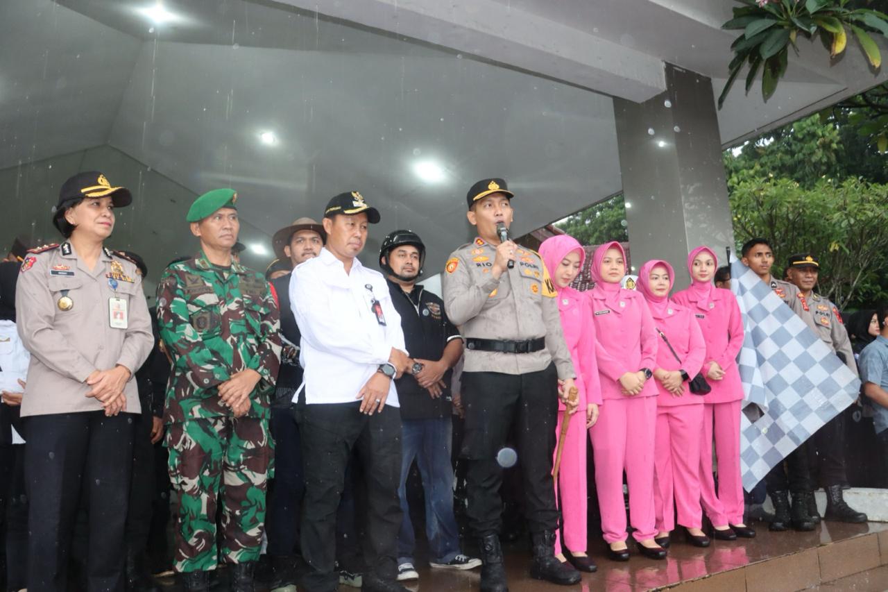 Pelepasan Pemberangkatan Mudik Gratis Dilakukan Oleh Kapolres Bogor Bersama Bhayangkari Cabang Bogor Dan Forkompinda Kabupaten Bogor 