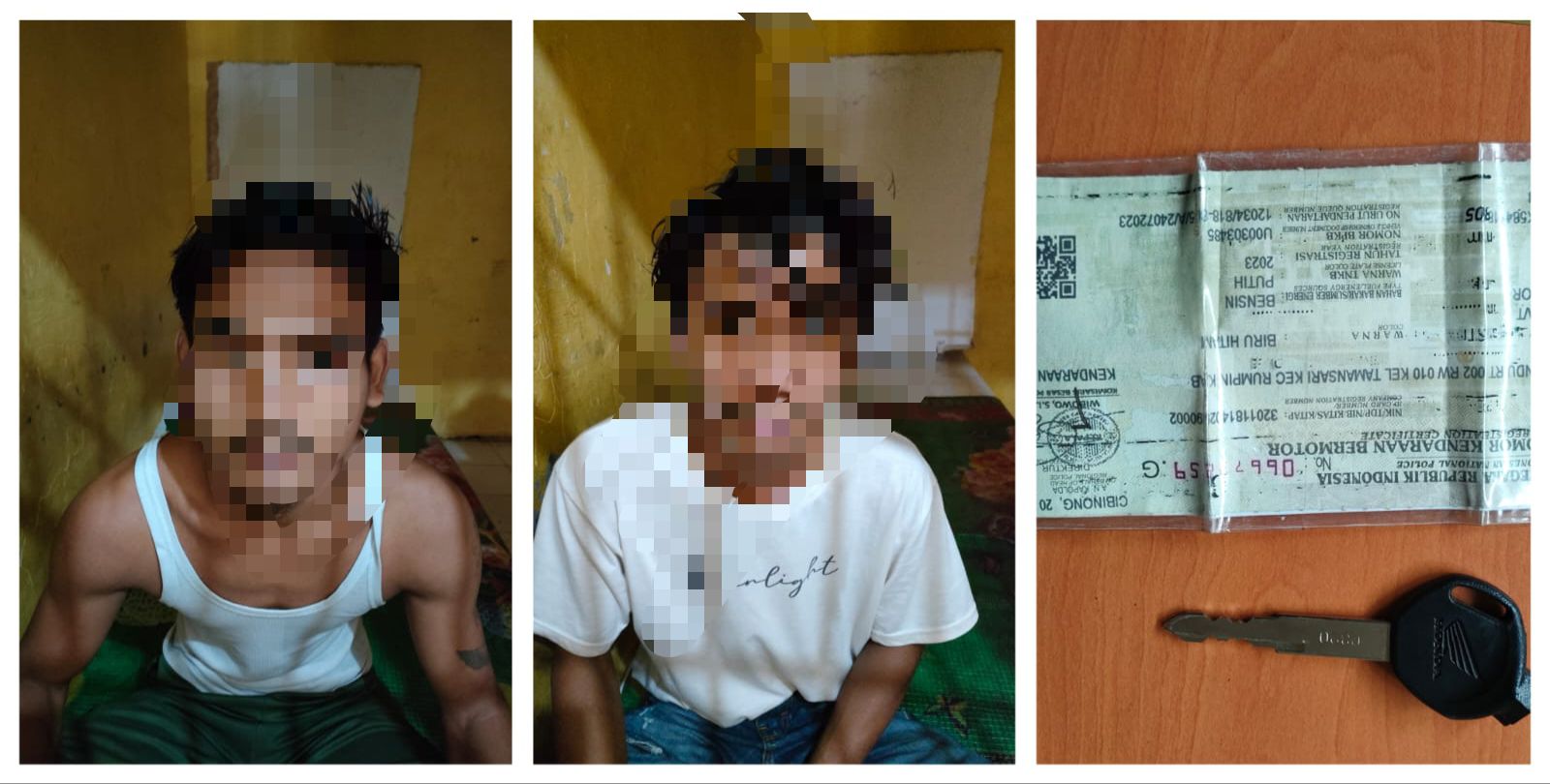 Polsek Rumpin Ungkap perkara tindak pidana pencurian dengan Pemberatan/ Curanmor