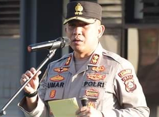 Kapolres Klungkung Pimpin Upacara Bendera Hari Peringatan Kesadaran Nasional