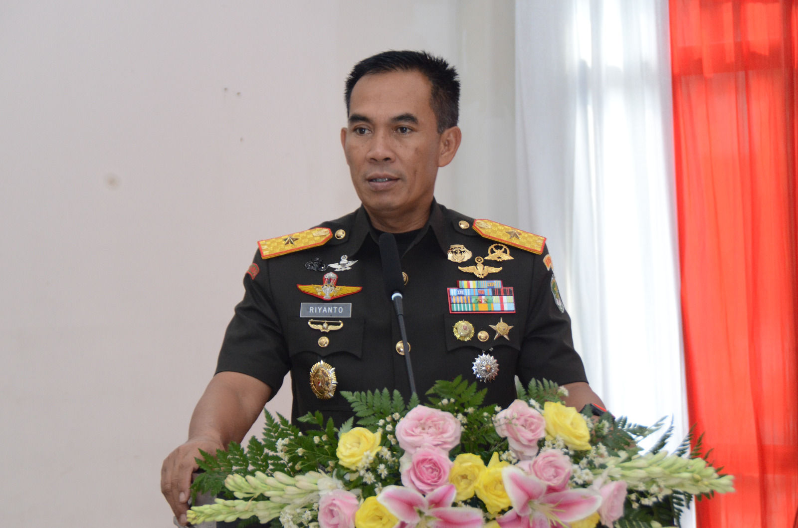 Brigjen TNI Riyanto, Danrem 051/Wkt Menghadiri Syukuran HUT ke-78 Persit Kartika Chandra Kirana Tahun 2024