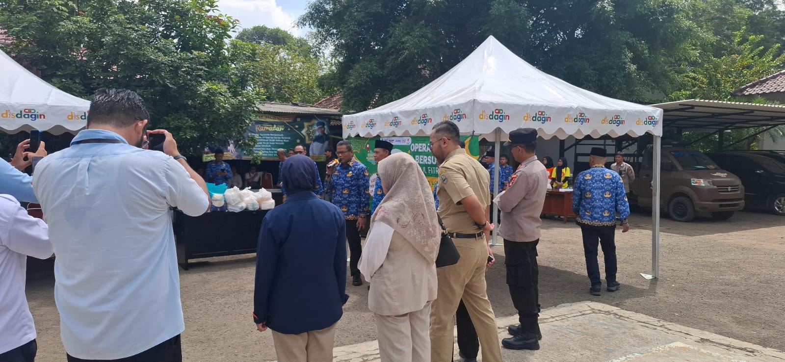 Polsek Citeureup Monitoring Kunjungan Kerja Wakil Bupati Kab Bogor Diwilayah Hukum Polsek Citeruep