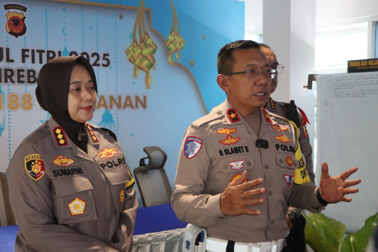 Kunjungan Kerja Dirgakkum Korlantas Polri Cek Kesiapan Pos Terpadu KM 188 Tol Cipali Polresta Cirebon