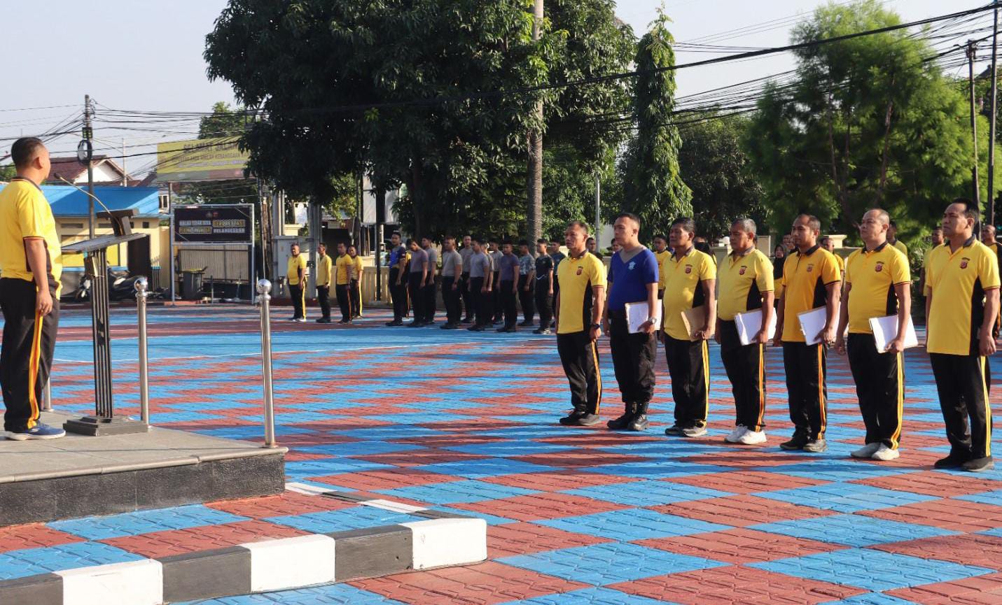 Polres Majalengka Gelar Apel Olahraga Pagi, Tekankan Pentingnya Menjaga Kesehatan