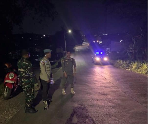 Polsek Cibungbulang Polres Bogor Antisipasi Gangguan Kamtibmas di Malam Hari Lewat Patroli KRYD Gabungan