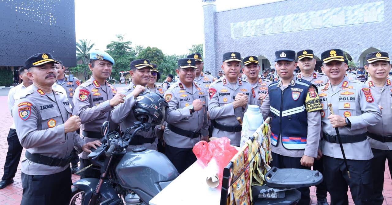 Kapolda Banten Pimpin Apel Besar Bhabinkamtibmas Tahun 2025