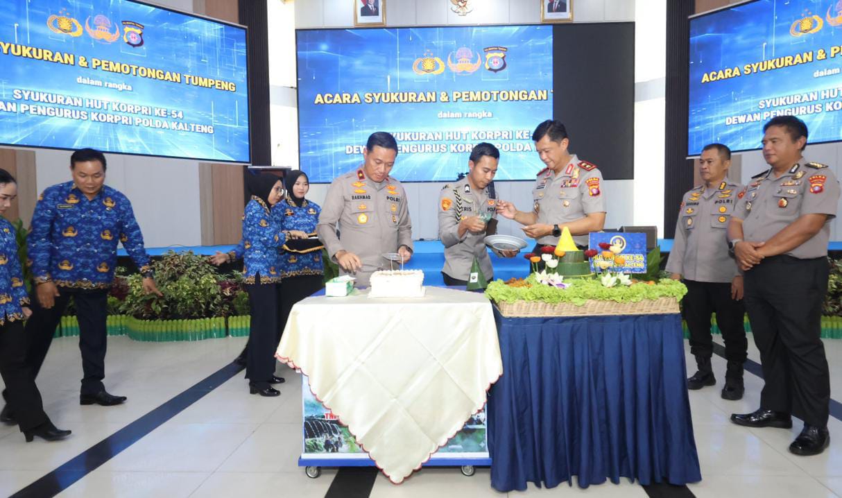 Syukuran HUT Korpri ke-54 di Polda Kalteng, Kapolda: Jadilah ASN Polri yang Berkarakter, Komunikatif dan Berintegritas