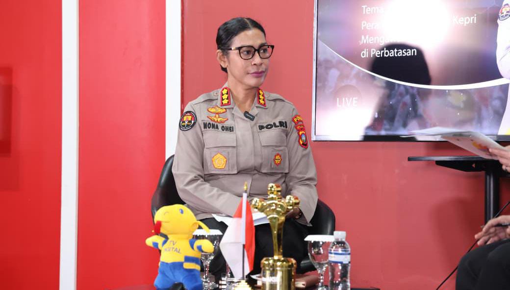 KABID HUMAS POLDA KEPRI TEGASKAN PERAN STRATEGIS POLRI KAWAL INVESTASI DI WILAYAH PERBATASAN MELALUI DIALOG BATAM TV