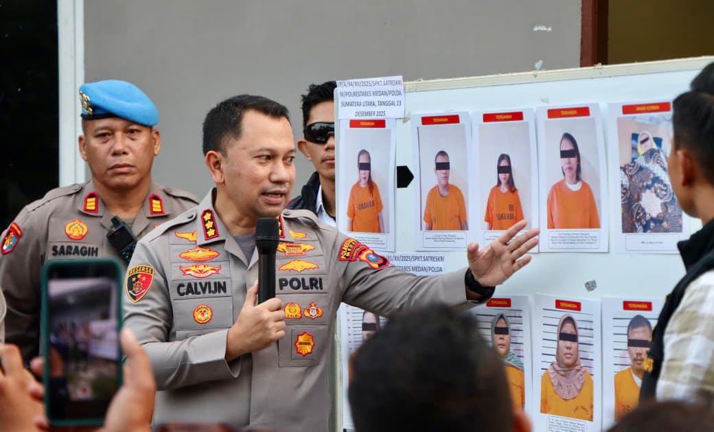 Perdagangan Bayi Terstruktur di Medan, 9 Orang Ditangkap Polrestabes