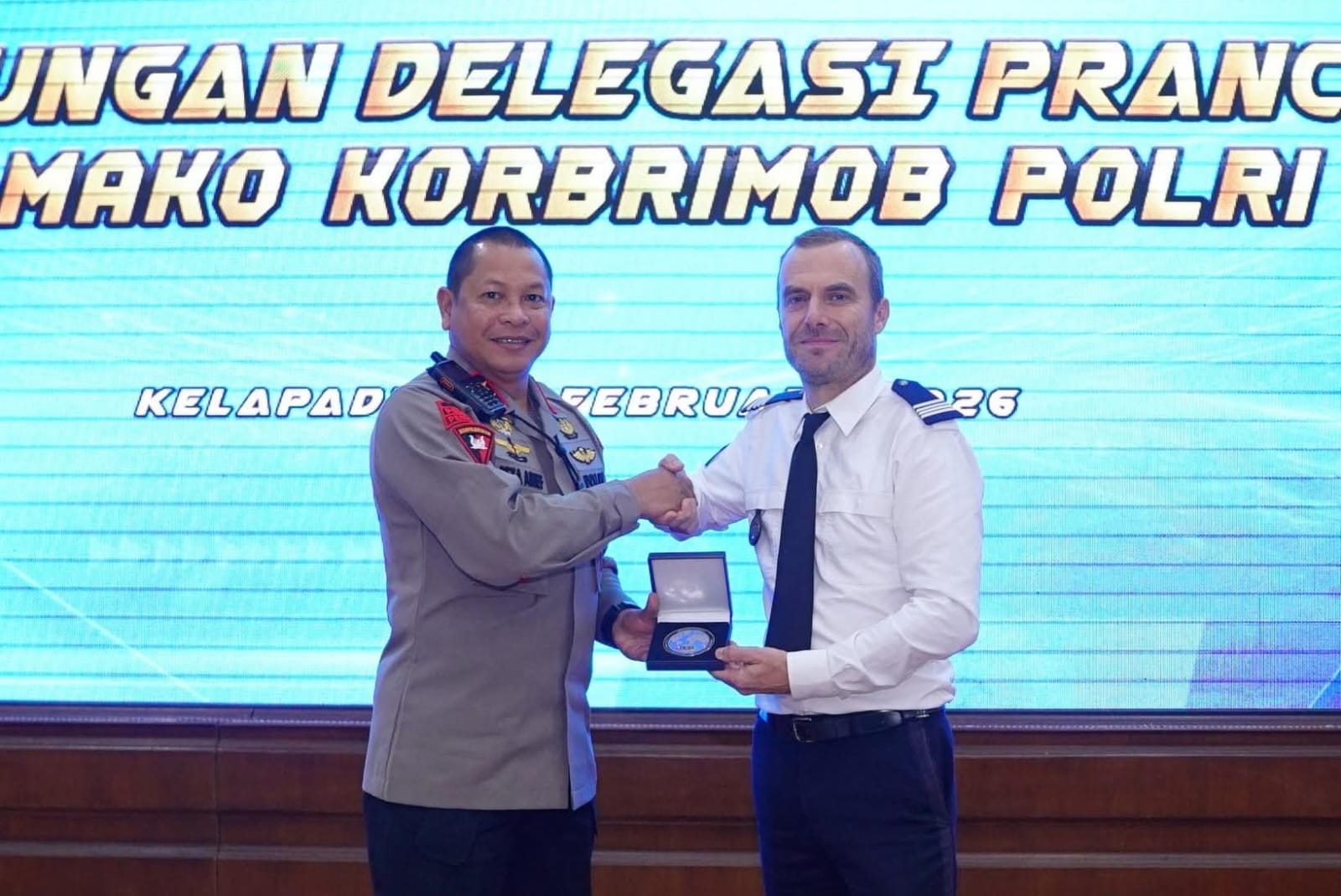 Korbrimob Polri dan Delegasi Prancis Bahas Penguatan Sinergi Keamanan