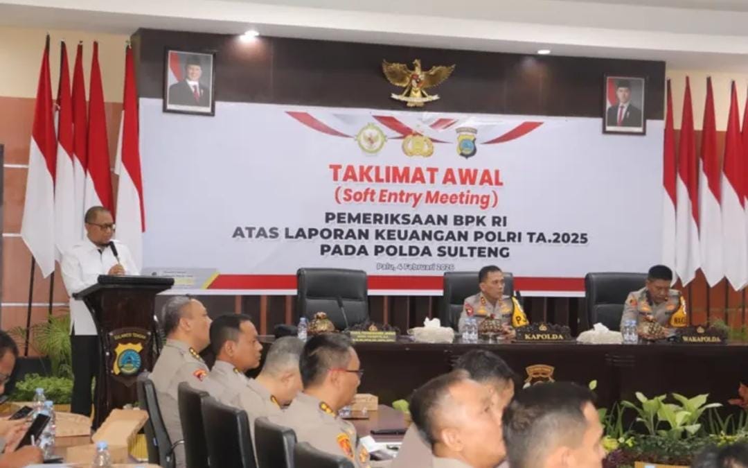 Kapolda Sulteng Dorong Tata Kelola Bersih dalam Entry Meeting Pemeriksaan BPK
