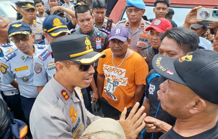 Polres Metro Bekasi Kota Berikan Pelayanan Humanis Saat Aksi Mogok Sopir Organda