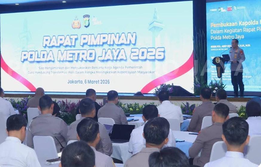 Buka Rapim 2026, Kapolda Metro Jaya Tekankan Transformasi Polri dan Penguatan Kepercayaan Publik