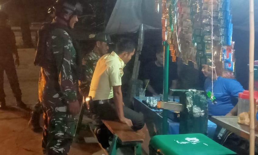 Koramil 04/Pulogadung Gelar Patroli Jaga Kamtibmas Pasca Idul Fitri, Wilayah Kayu Putih Tetap Kondusif.