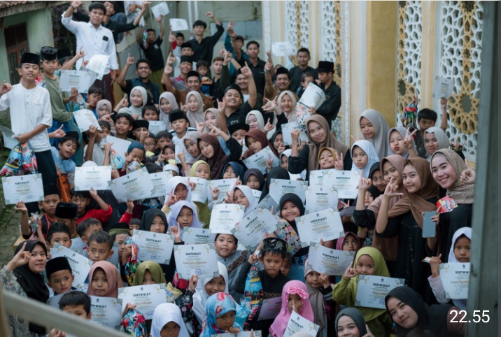 Sanlat di Masjid Nurul Iman Cibungbulang: Semangat Mahasiswa dan Pemuda Menjaga Generasi