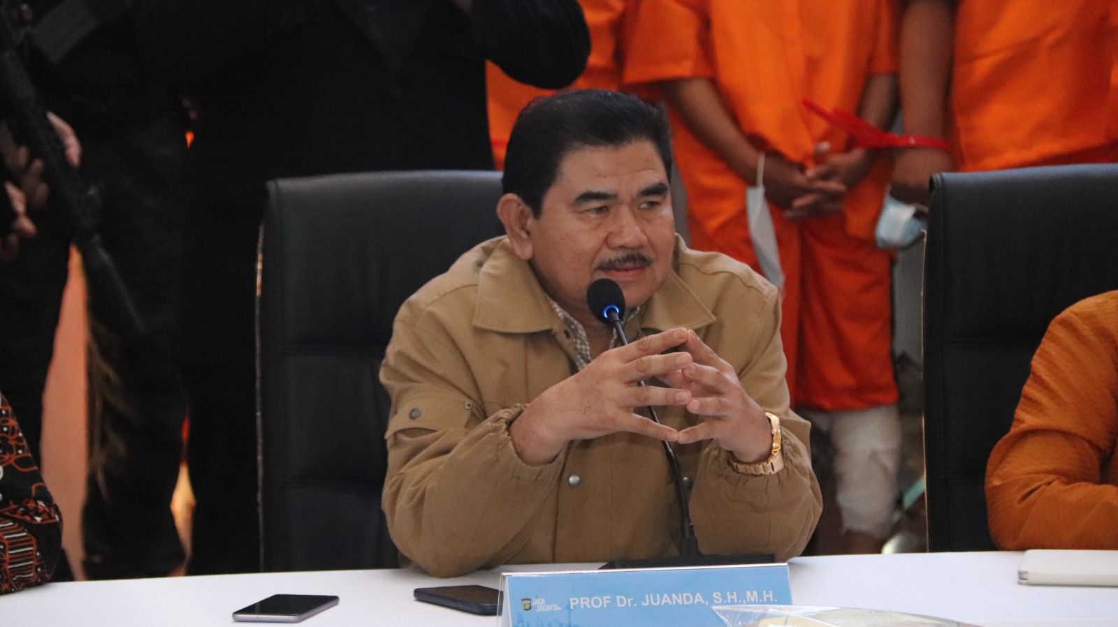 Prof. Juanda Apresiasi Pengungkapan 127 Kasus Kejahatan Jalanan oleh Polda Metro Jaya