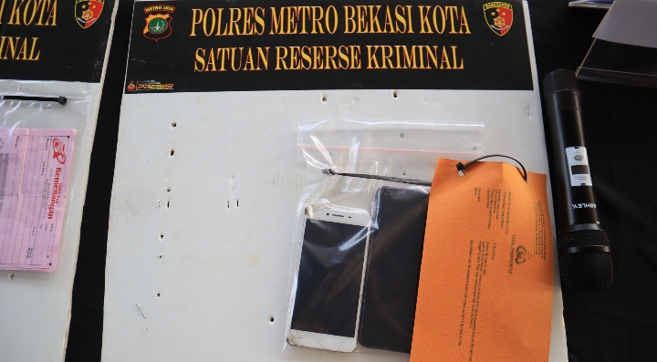 Satreskrim Polres Metro Bekasi Kota Ringkus Residivis Penggelapan Motor Bermodus Intimidasi Anak di Bawah Umur