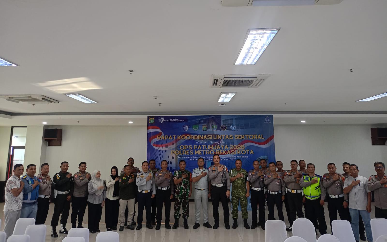 Gelar Rakor Lintas Sektoral, Polres Bekasi Kota Matangkan Operasi Patuh Jaya 2026 Mulai 8 Juni