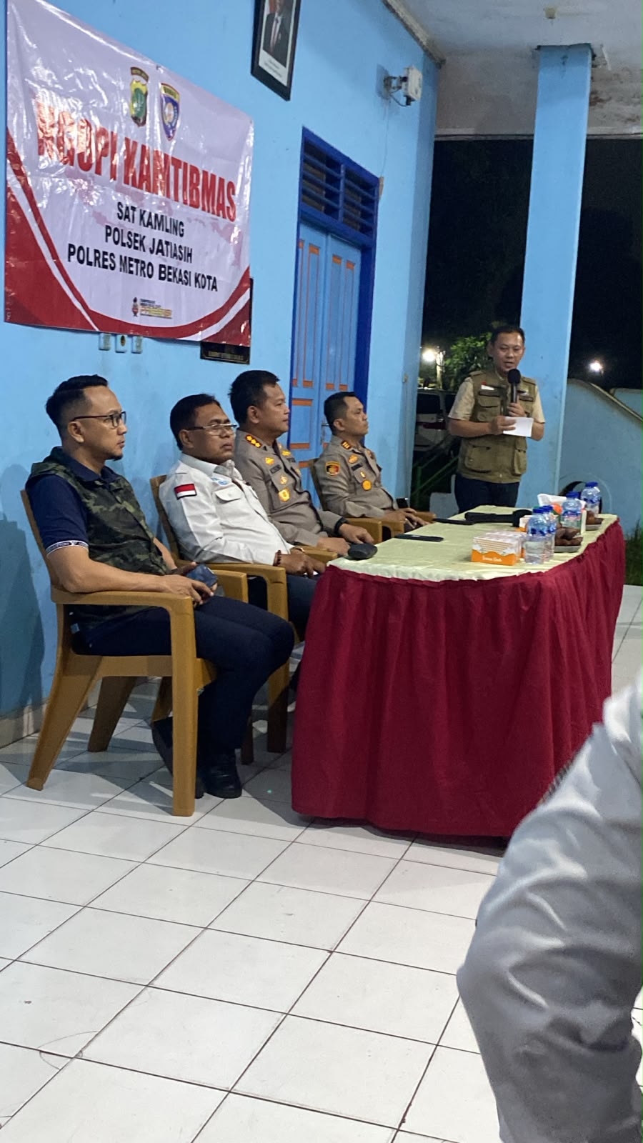 FKDM Dan Polresta Metro Bekasi Kota Gelar Ngopi Kamtibmas Ke Jatiasih