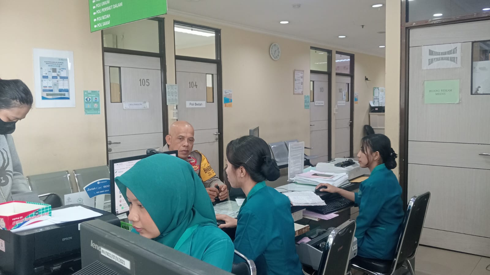 Antisipasi Curanmor, Polsek Bantargebang Perkuat Pengamanan di Lingkungan Rumah Sakit