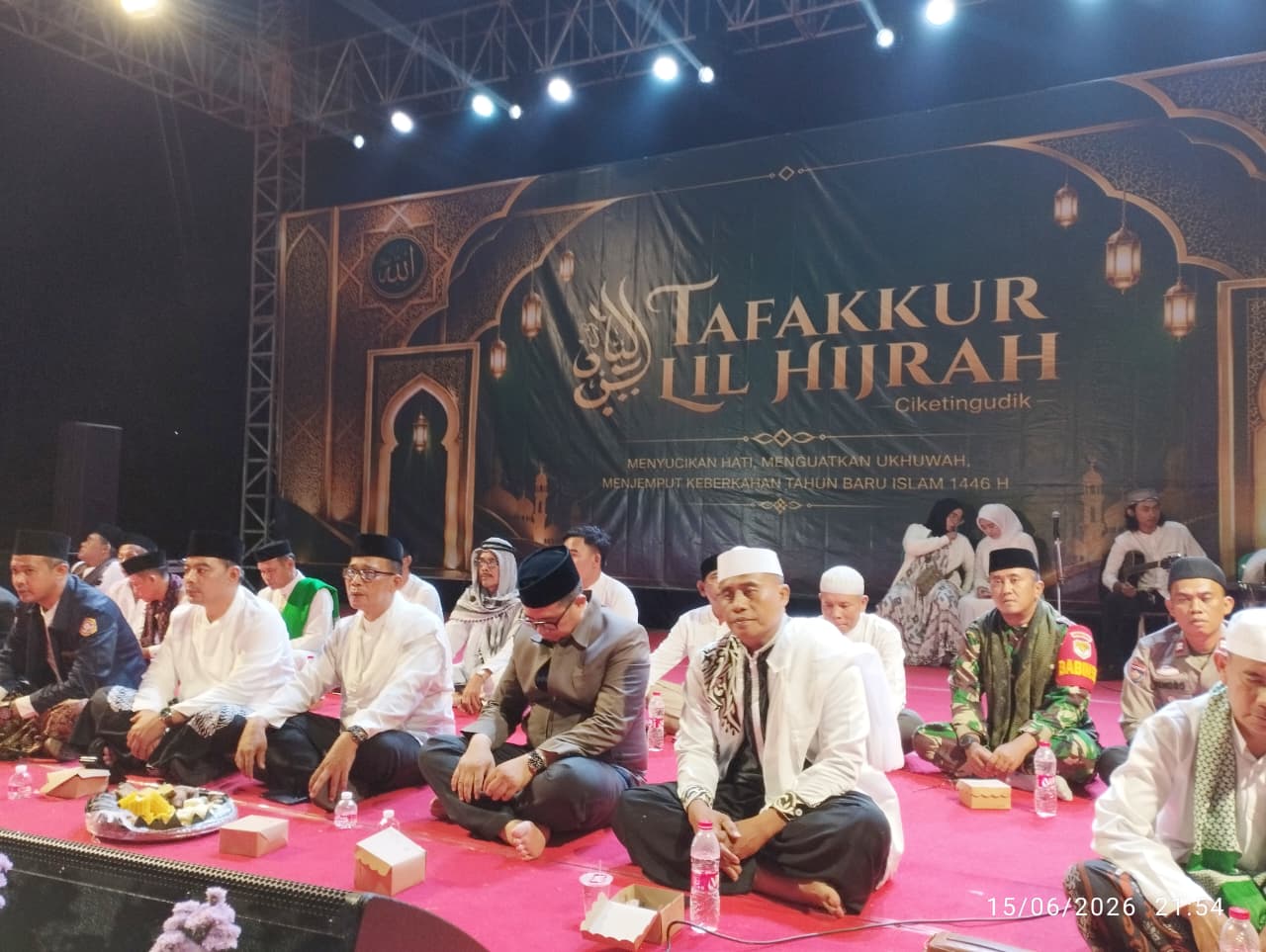 Jaga Jakarta On The Spot: Polsek Bantargebang Amankan Pawai Obor Sambut 1 Muharam 1448 H