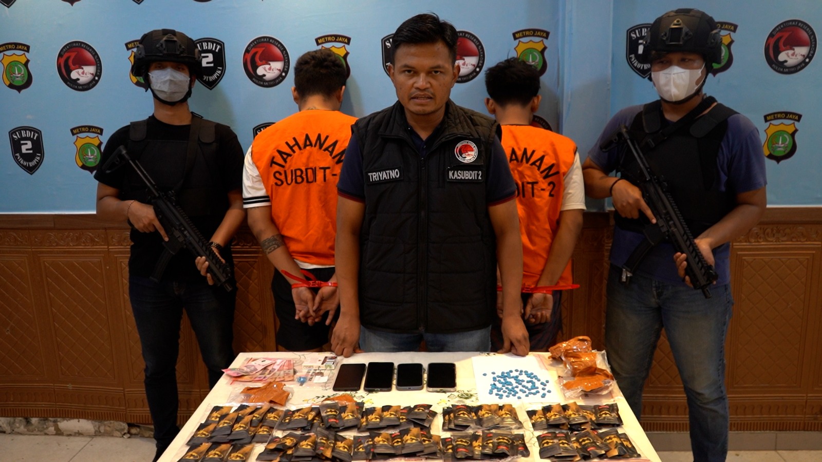 Polda Metro Jaya Bongkar Peredaran Etomidate dan Ekstasi, Disamarkan dalam Kemasan Beras India