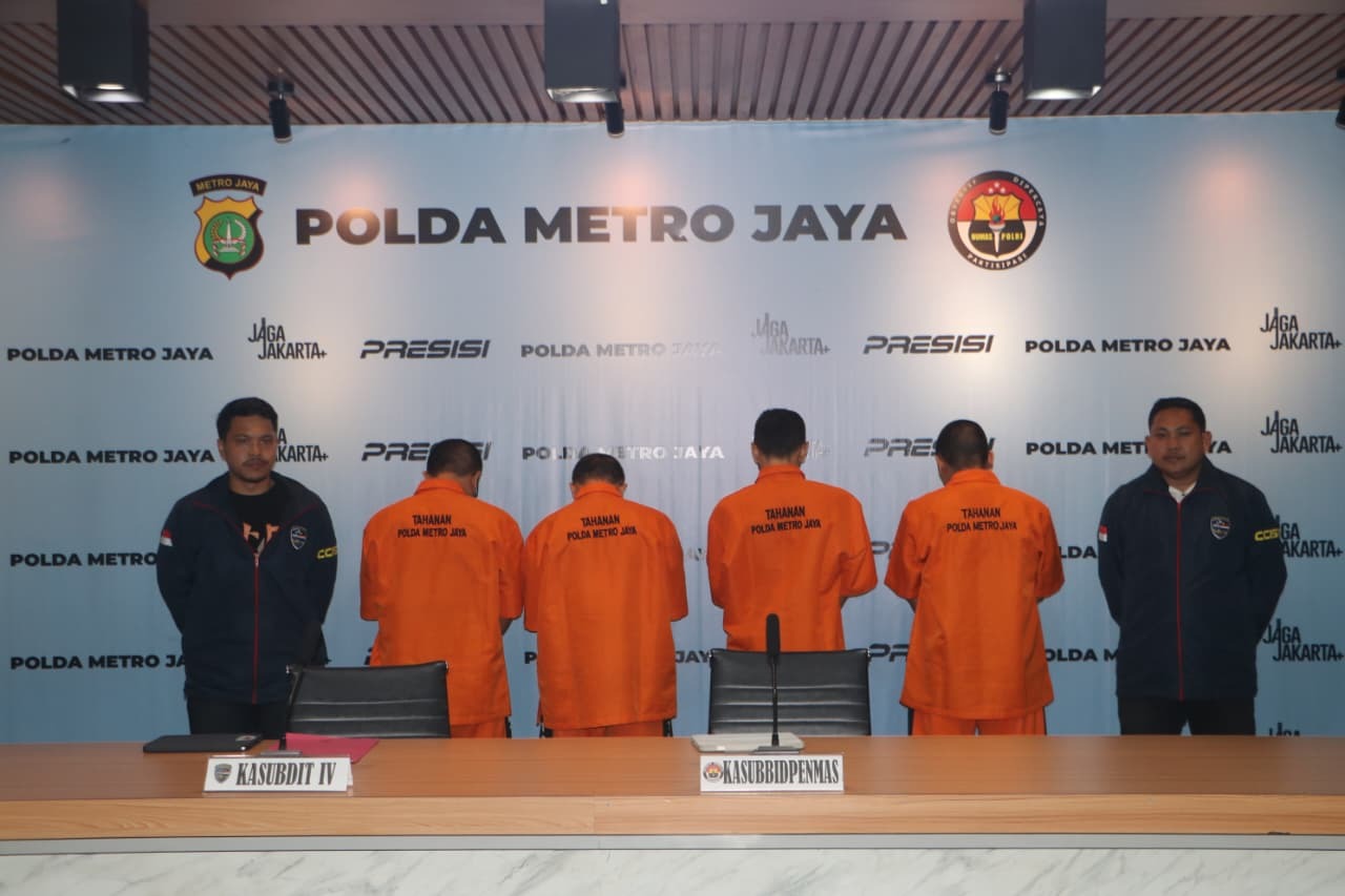 Polda Metro Jaya Ungkap Jaringan Judi Online 1XBET, Empat Tersangka Diamankan