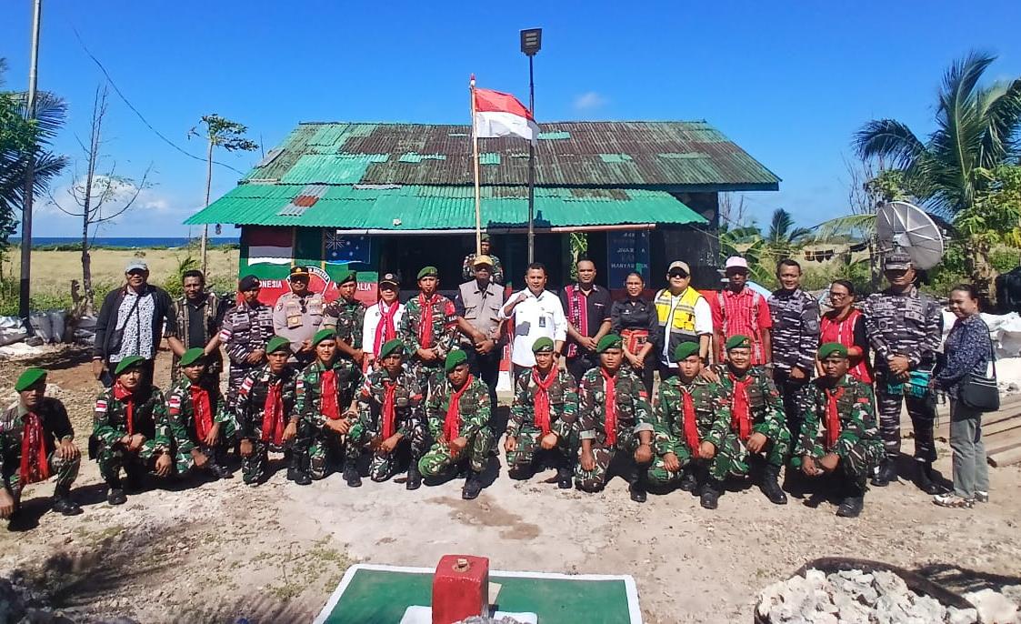 Kemenko Polkam Turun ke Pulau Selaru, Dorong Perkuat Sarpras Pertahanan di Beranda Selatan NKRI