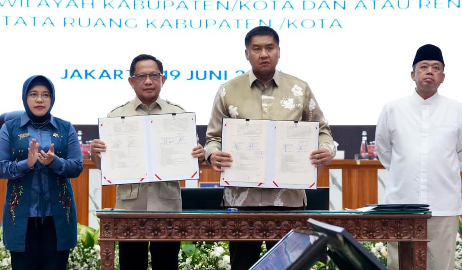 Tandatangani SKB dengan Menteri PKP, Mendagri Dukung Percepatan Pembangunan 3 Juta Rumah