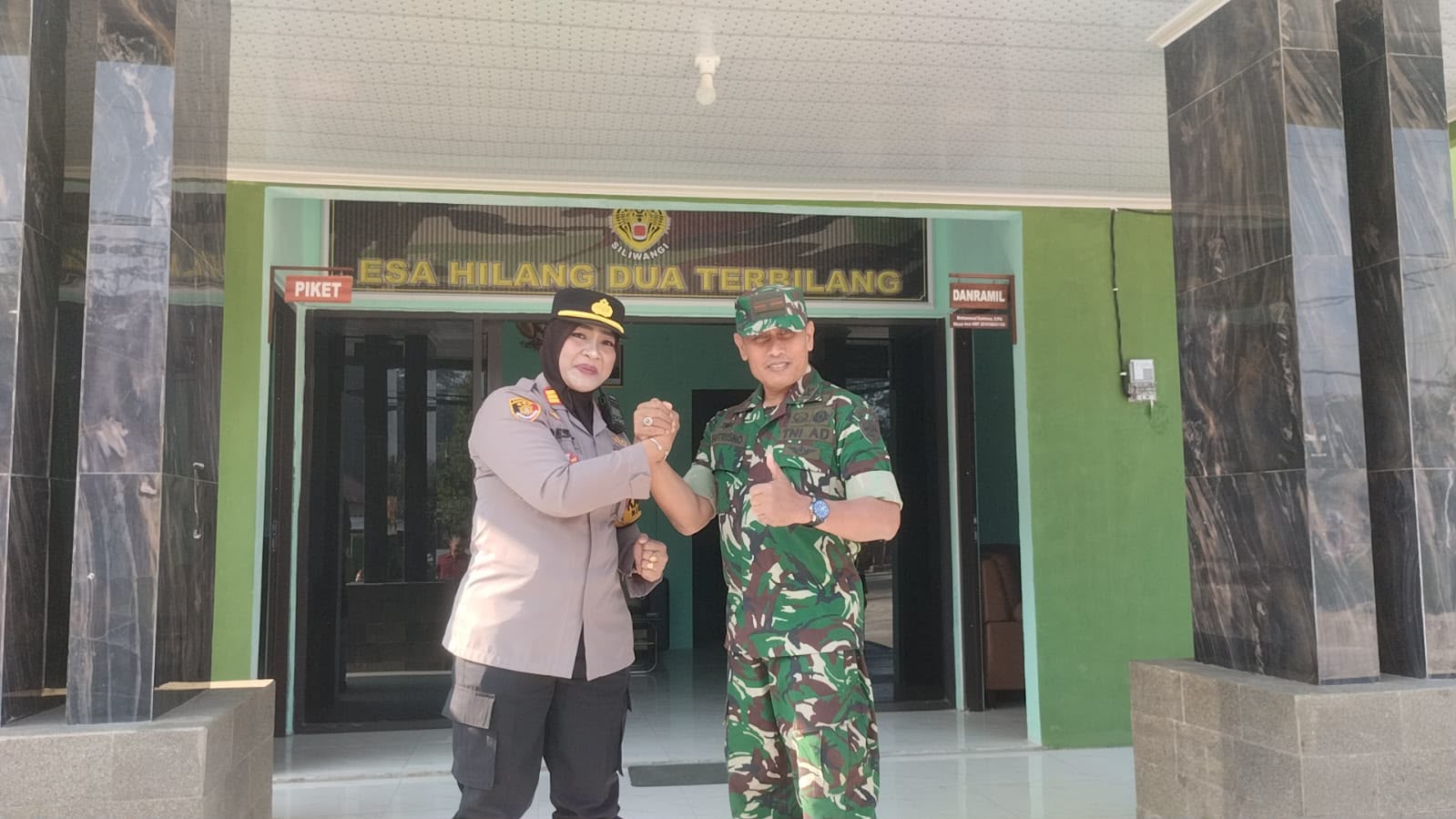 Apel Gabungan Lanjut Ngariung Bareng Wujud Sinergitas TNI Polri Dalam Soliditas Jaga Stabilitas Nasional, NKRI Harga Mati, Demi Nusa Bangsa Negara Republik Indonesia