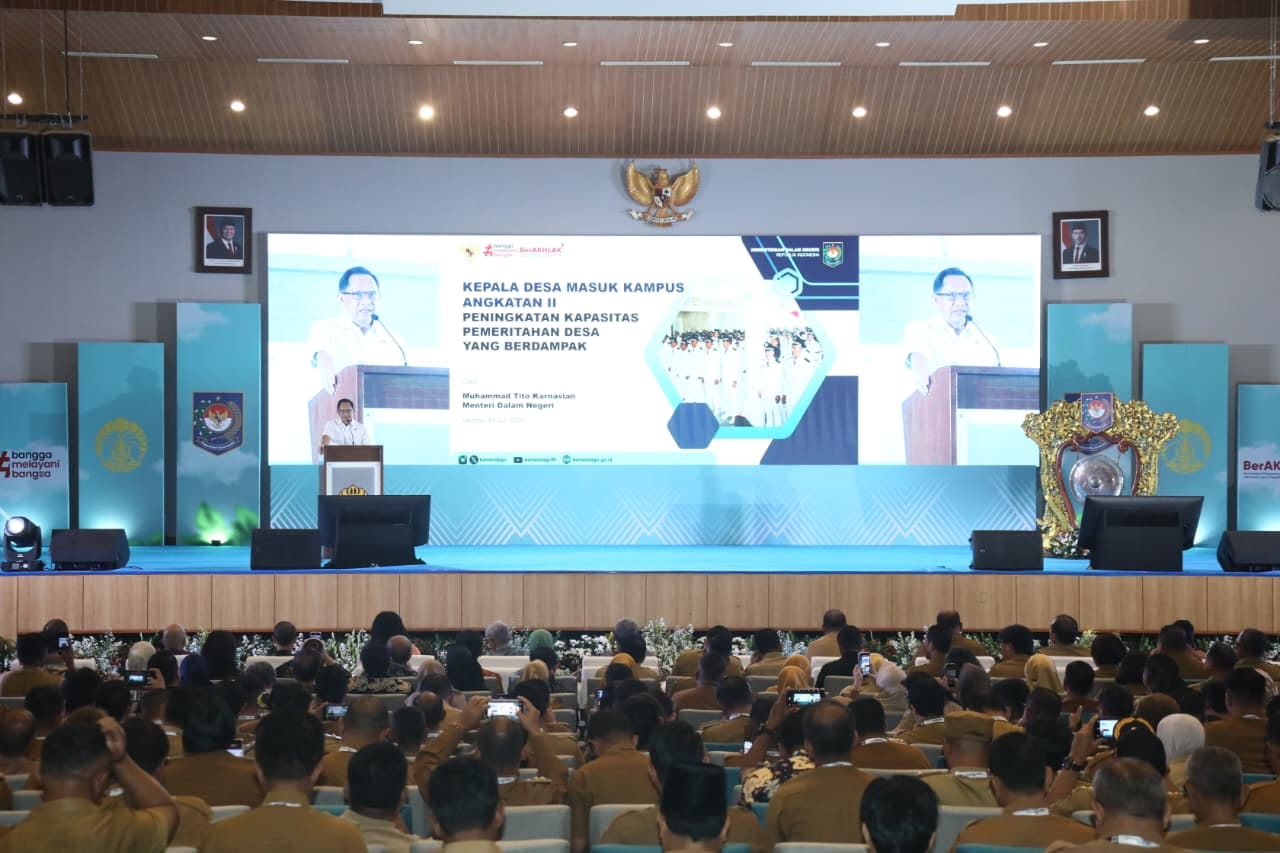 Mendagri: Kades Harus Naik Kelas agar Desa Mandiri dan Bendung Urbanisasi