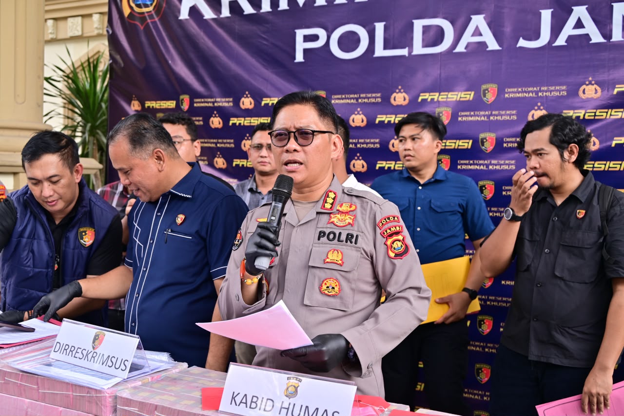 Polda Jambi Bongkar Pembobolan Bank Jambi Rp144,82 Miliar, Tiga Tersangka Ditangkap
