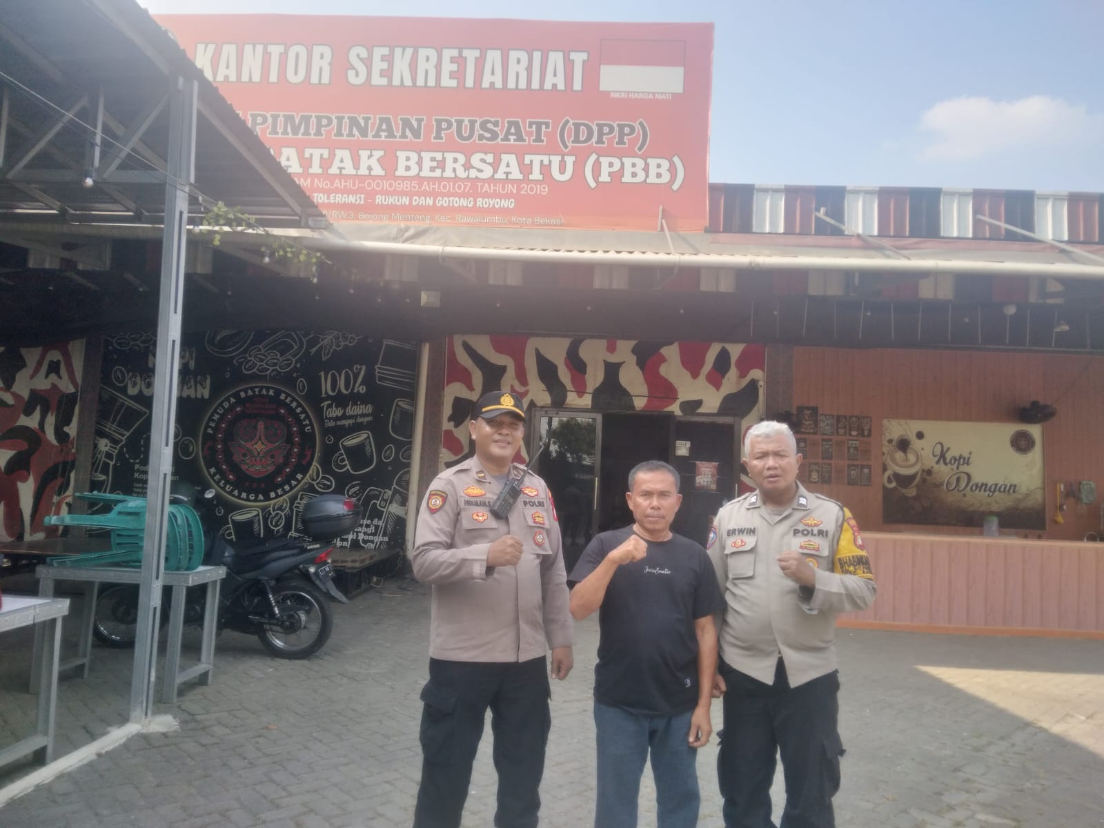 Jaga Jakarta On The Spot, Polsek Rawalumbu Perkuat Sinergi Tiga Pilar Jaga Stabilitas Kamtibmas