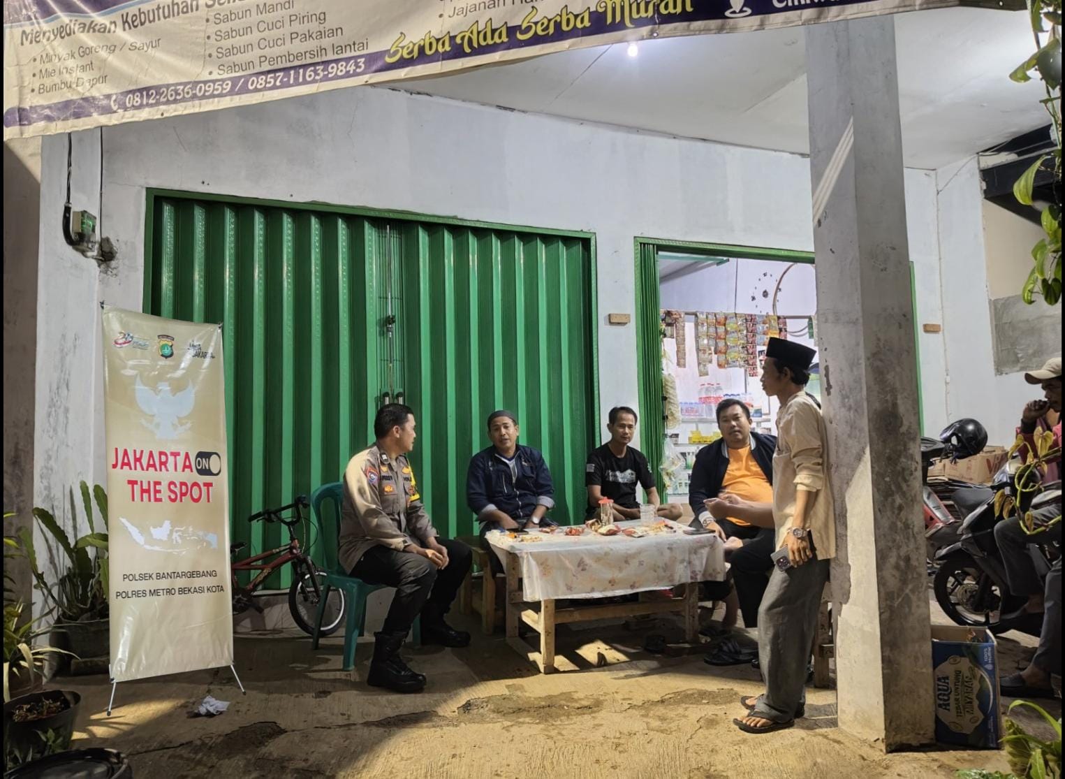 Jaga Jakarta On The Spot, Polsek Bantargebang Perkuat Sinergi dengan Warga Cikiwul melalui Dialog Kamtibmas