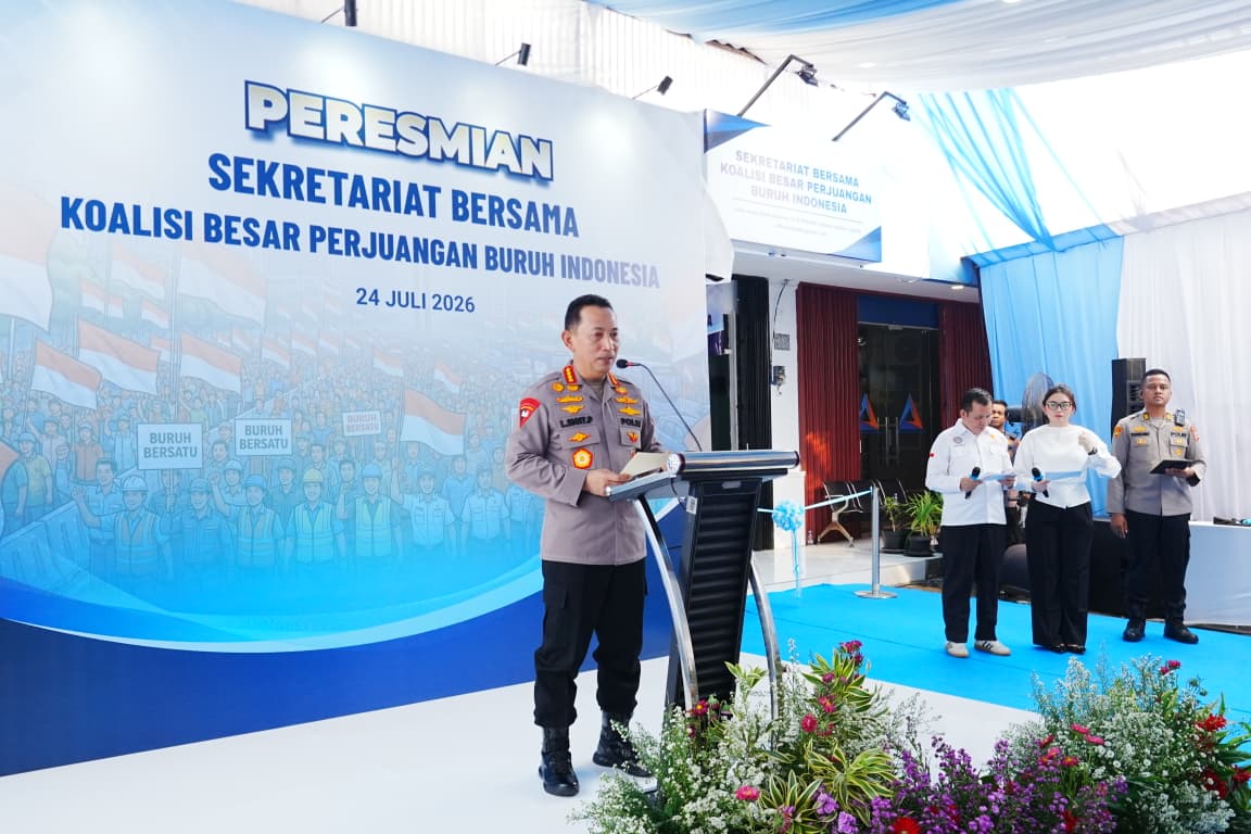 Kapolri Tegaskan Desk Ketenagakerjaan Jadi Garda Mediasi Persoalan Buruh, Dorong Investasi Tetap Kondusif
