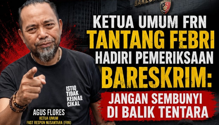Agus Flores Sentil Keras Jampidsus Febrie, Minta Tak Berlindung di Balik Polemik Pengamanan
