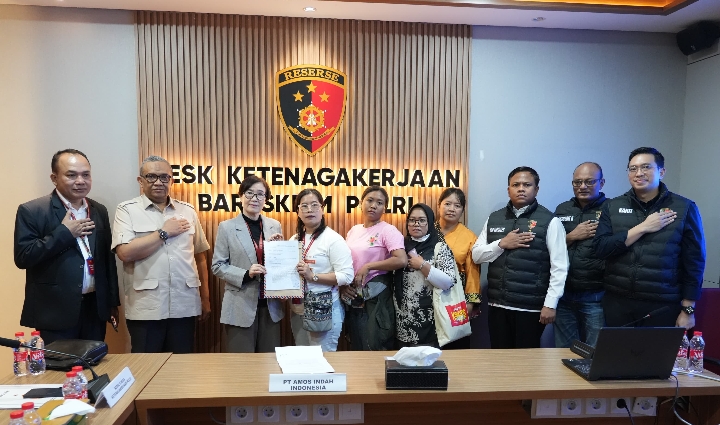 Desk Ketenagakerjaan Polri dan Kemnaker Selesaikan Perselisihan PHK 134 Pekerja PT Amos Indah Indonesia