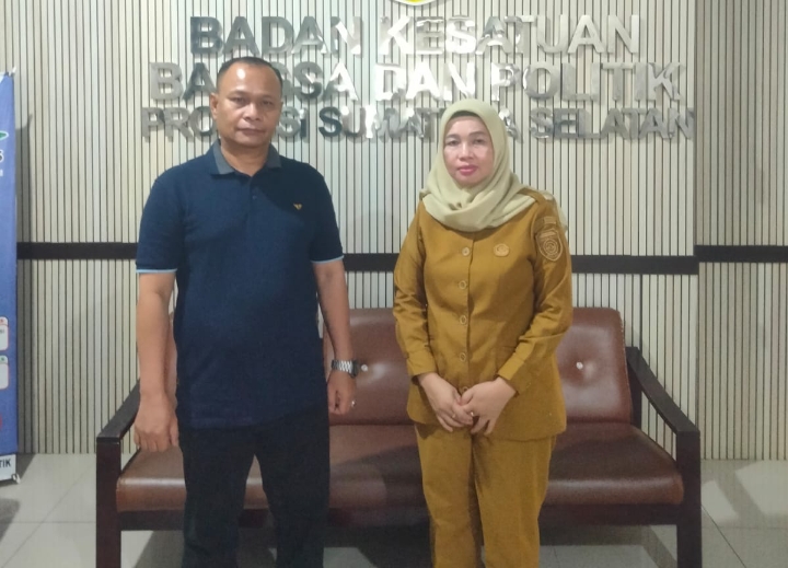 LINK,N Sumsel Audiensi dengan Kesbangpol