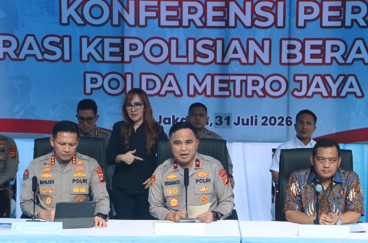 Operasi Berantas Jaya 2026 Berhasil Ungkap 769 Kasus Curanmor, Polda Metro Jaya Tangkap 729 Tersangka