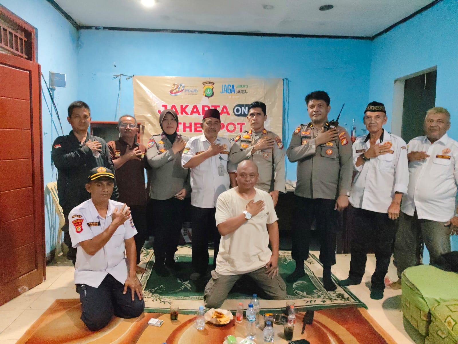 Jaga Jakarta On The Spot, Polsek Rawalumbu Perkuat Sinergi Keamanan Bersama Warga Margahayu