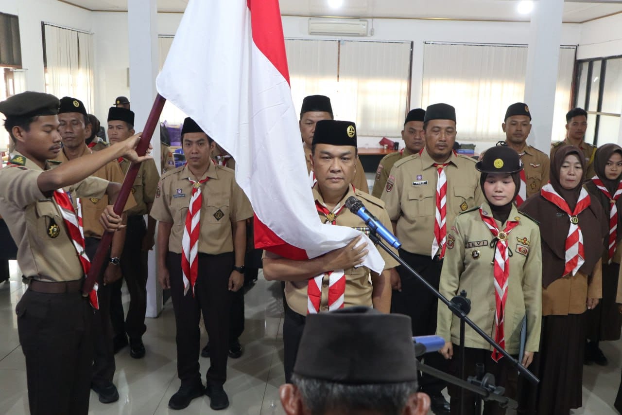 Dilantik Jadi Ketua Majelis Pembimbing Saka Anti Narkoba Kwarcab Lampung Selatan, Kepala BNNK Pramuka Garda P4GN